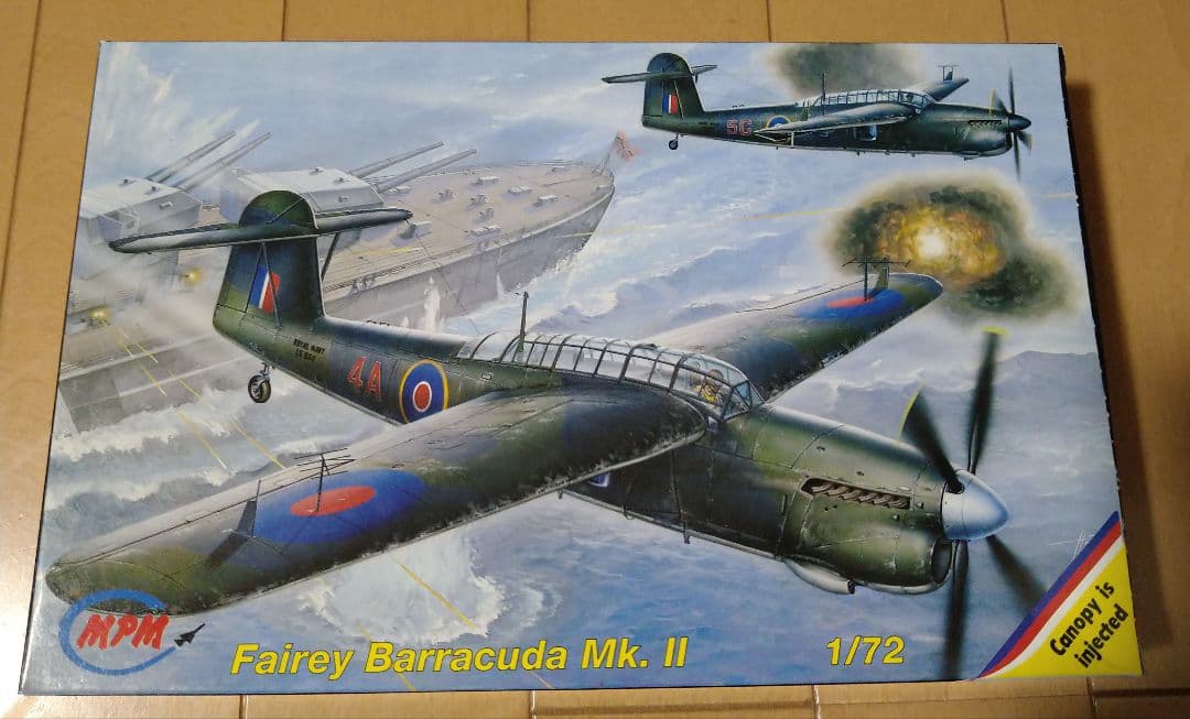 1/72 MPM フェアリー バラクーダ ＆ フォッカー D.21