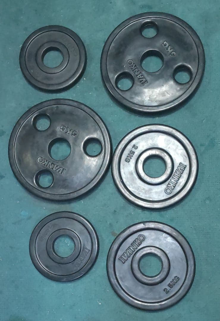 美品 オリンピック プレート IVANKO ROEZ 17.5kg セット
