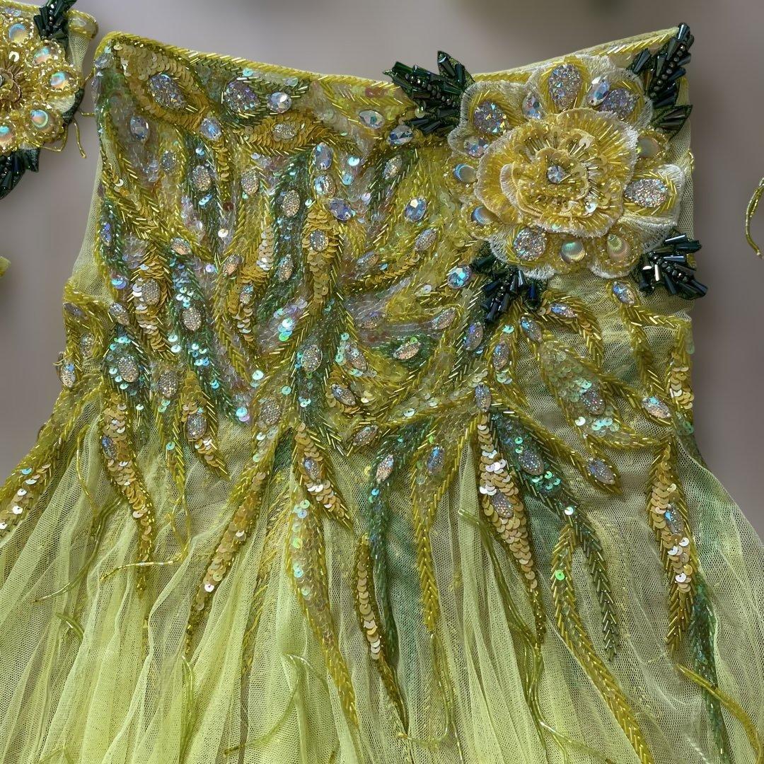 Bella ベリーダンス衣装　レモンイエロー