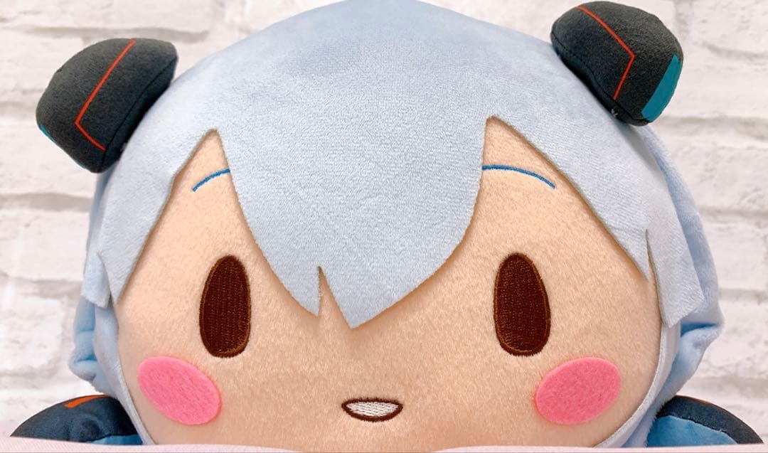 エヴァンゲリオン　綾波レイ　寝そべり　ぬいぐるみ　プラグスーツ　メガジャンボ