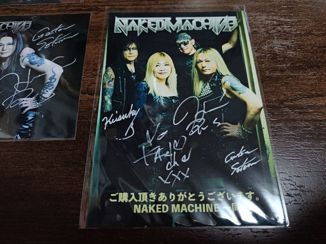 NAKED MACHINE CD4枚 直筆サイン入りポストカード付き