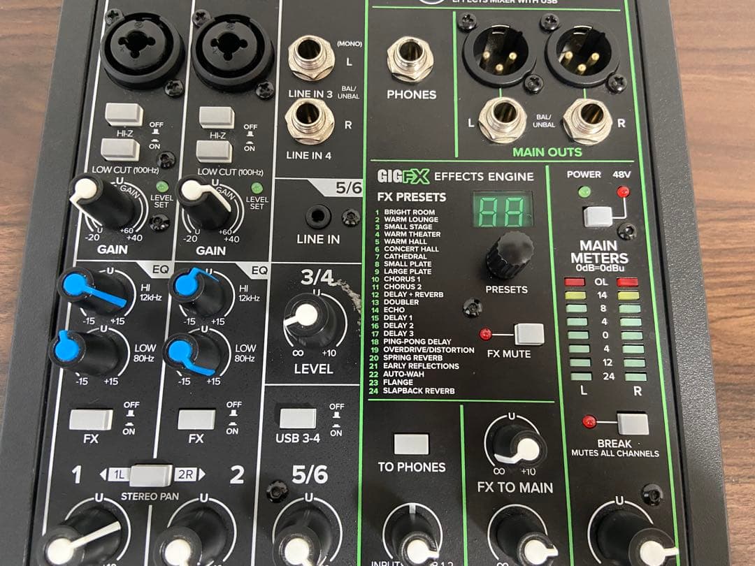 Mackie PROFX6v3 ミキサー オーディオインターフェース 箱付き