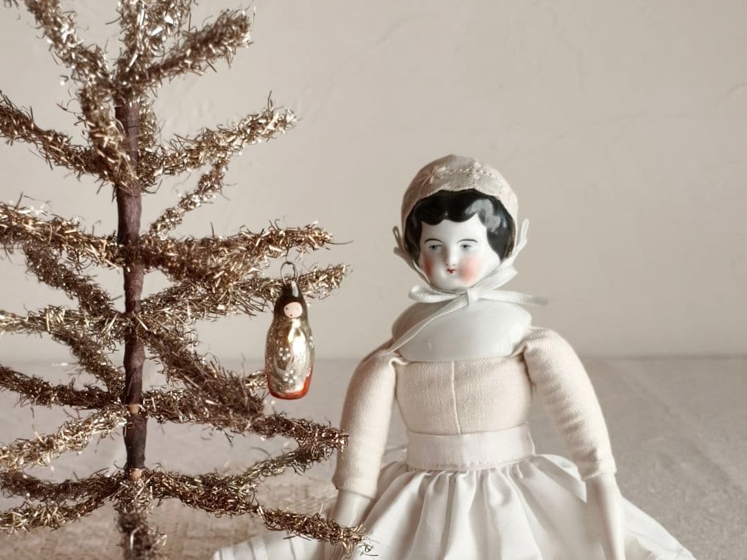 【リュヌとリュカさま】vintage tree ❀ 燻ゴールドのツリー 23cm