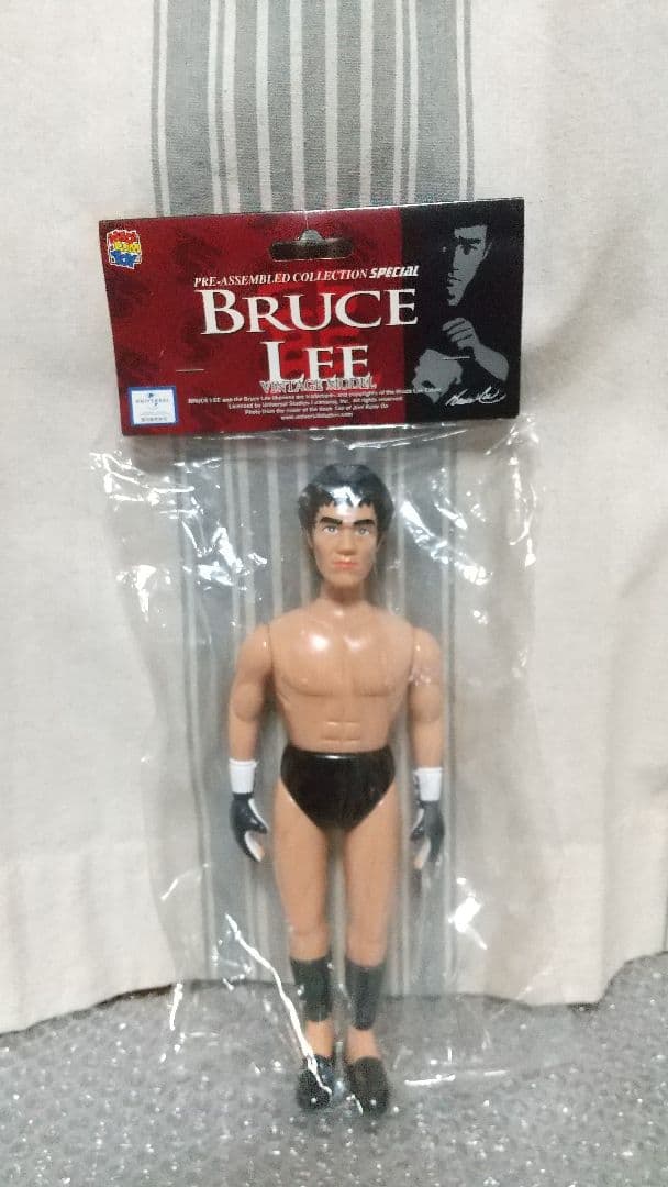 最終値下げ！新品　希少　ヴィンテージ　ソフビ　ブルース・リー　燃えよドラゴン