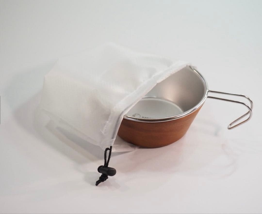 木の器（brother）：木の器とスタッフサック