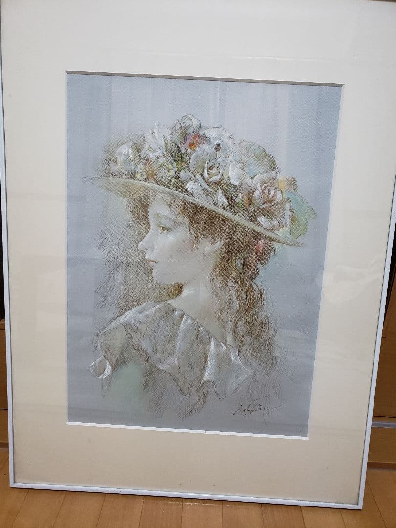 パステル画　進徹