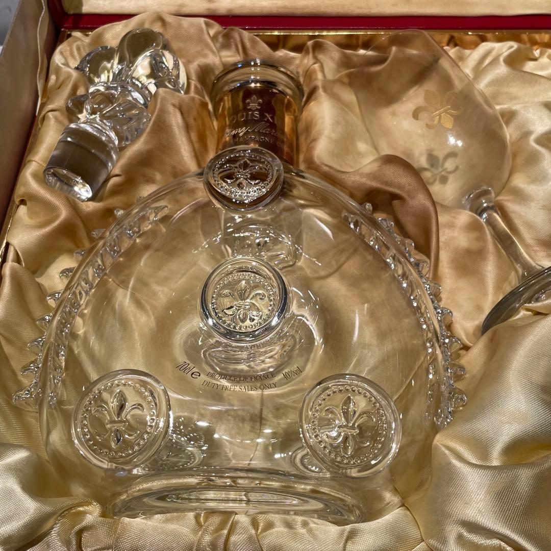 ②Baccarat レミーマルタン ルイ13世 グラス　空瓶 バカラ　箱入り