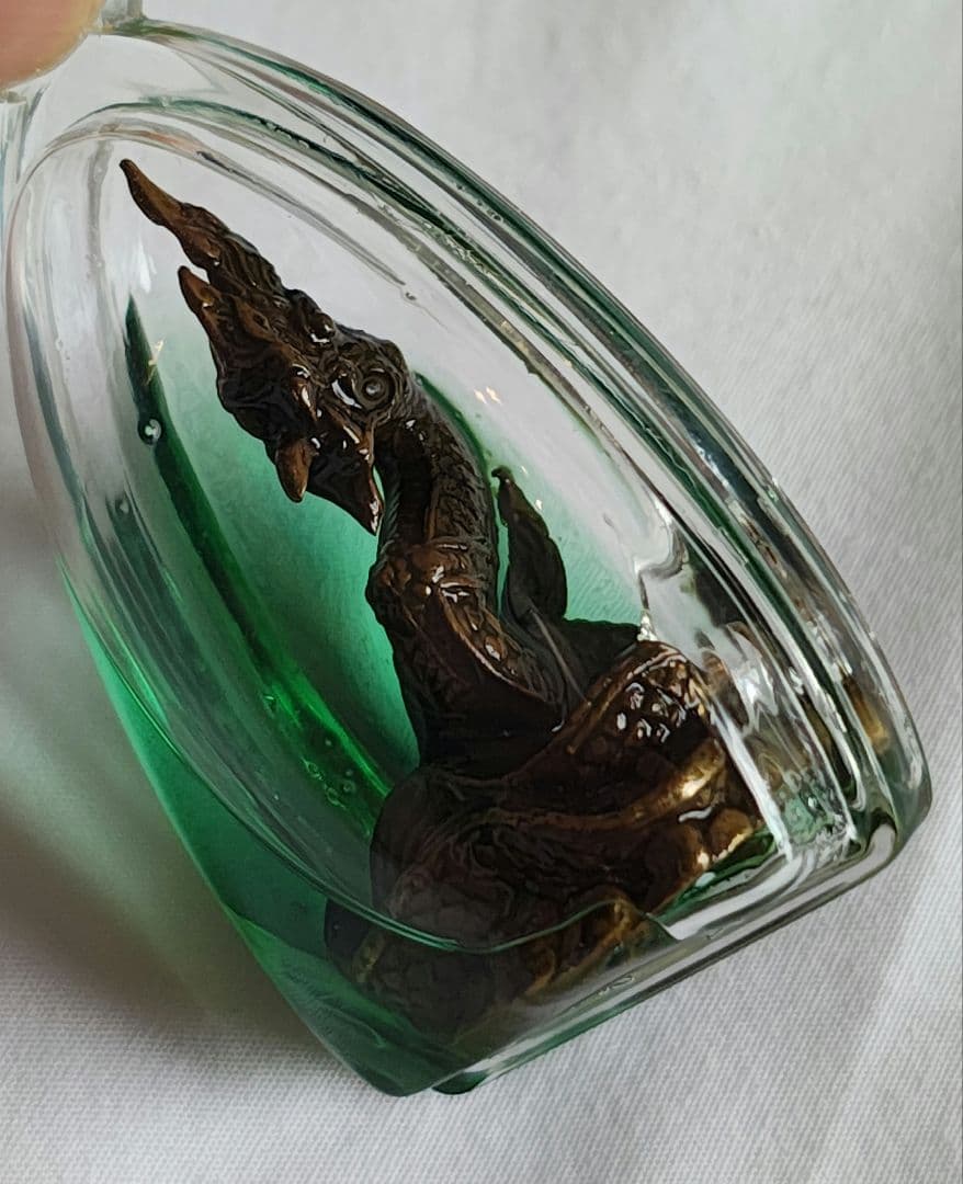 【猫チキ！】タイのお守りプラクルアン！タイの神獣ナーガ！