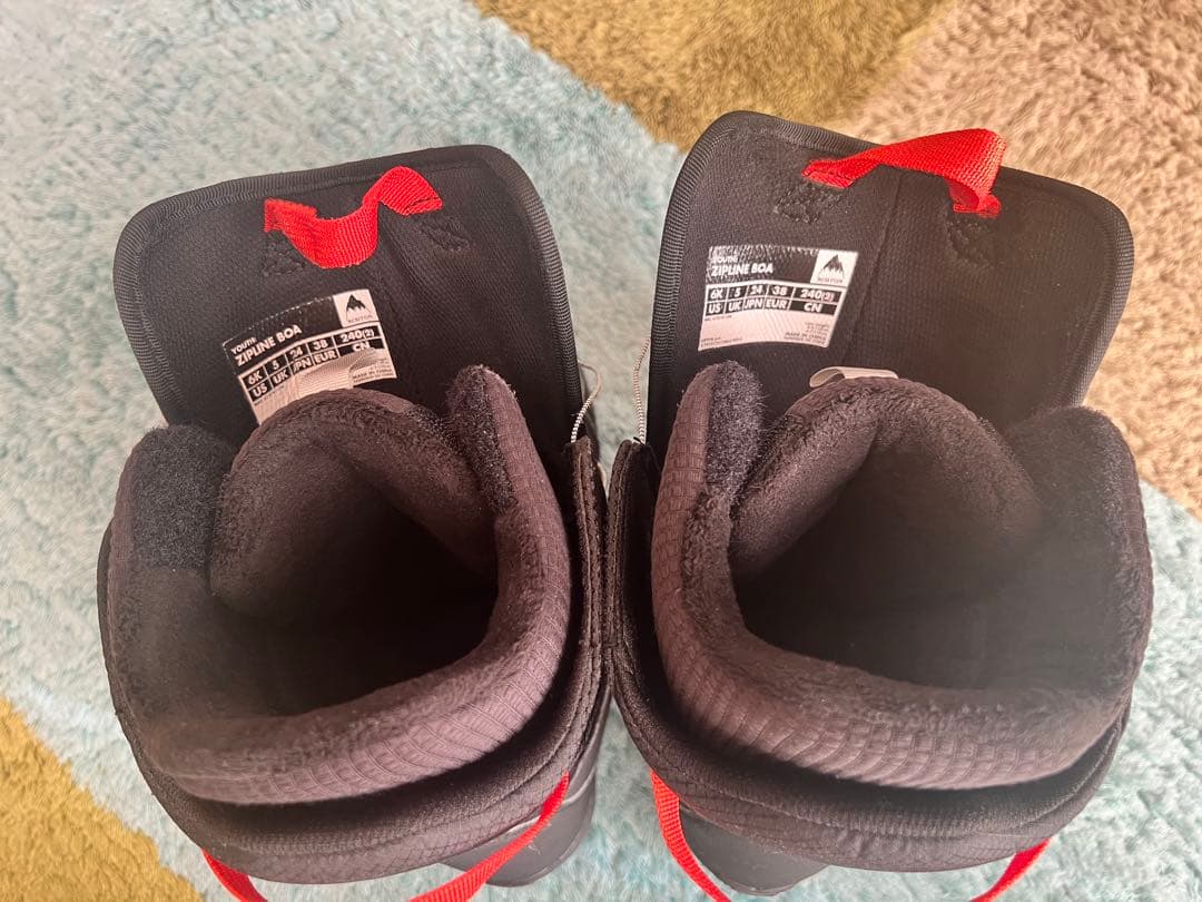 Burton ZIPLINE BOA キッズ スノーボードブーツ　24cm