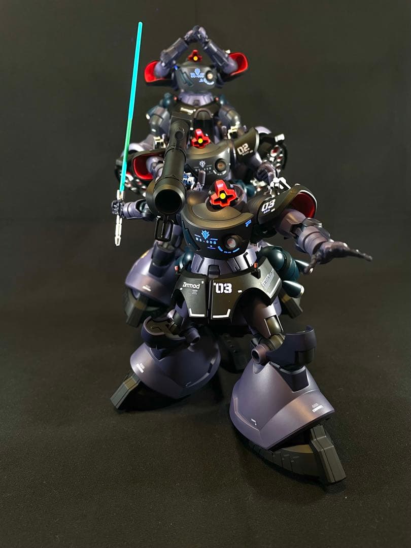 TOM106様　製作依頼ページ　HG リックドム 全塗装 完成品　3機セット