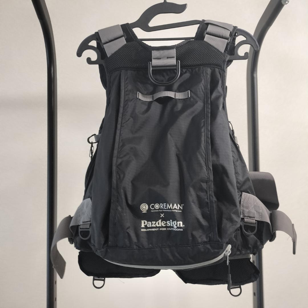 超軽量ゲームベスト(フローティングベスト) コアマン×パズデザイン 釣り