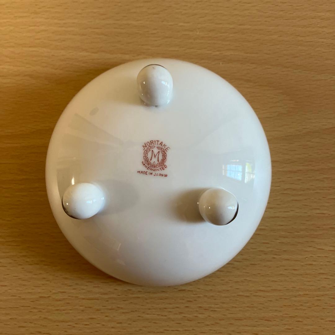 5. オールドノリタケ、Noritake-M印ボウル、ソーサー、スプーンのトリオ