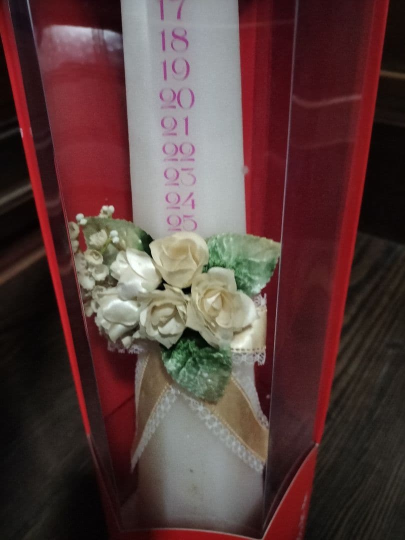 ウエディングキャンドルのようです。説明必読ください