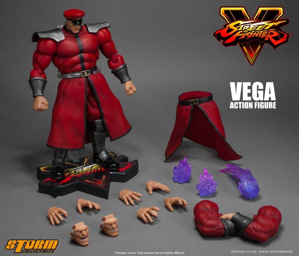 開封品 ストームコレクティブルズ ベガ 赤 ストリートファイター