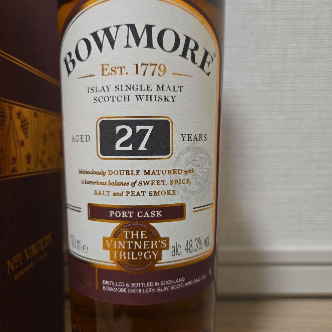 ボウモア 27年　 ポートカスク ヴィンナーズト