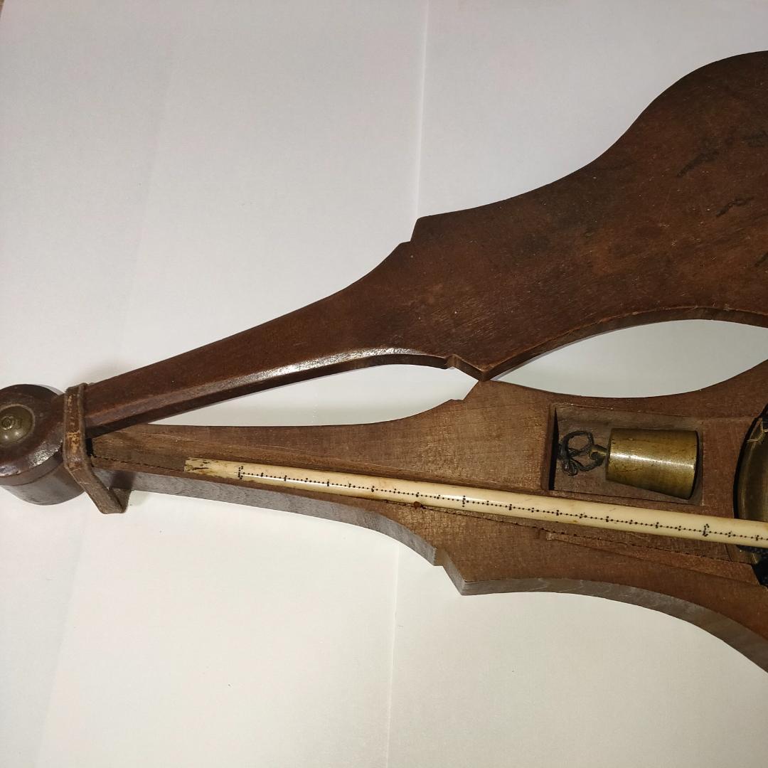 レトロアンティーク分銅 測り量り　竿はかり　天秤竿　秤吊り秤 薬秤 古民具古道具