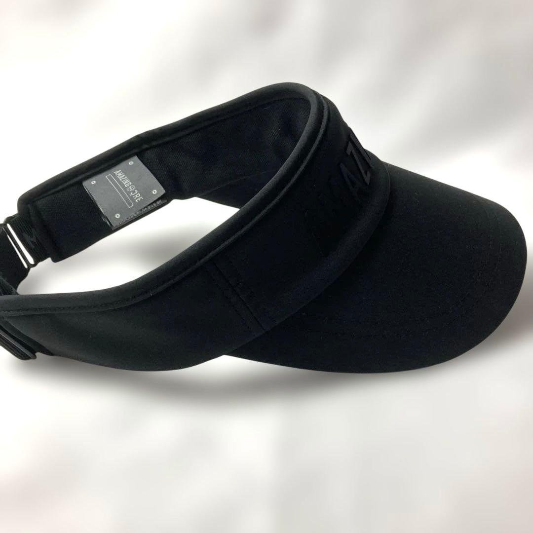 ＊Amazingcre (アメイジングクリー)スカルロゴ バイザー メンズ　黒