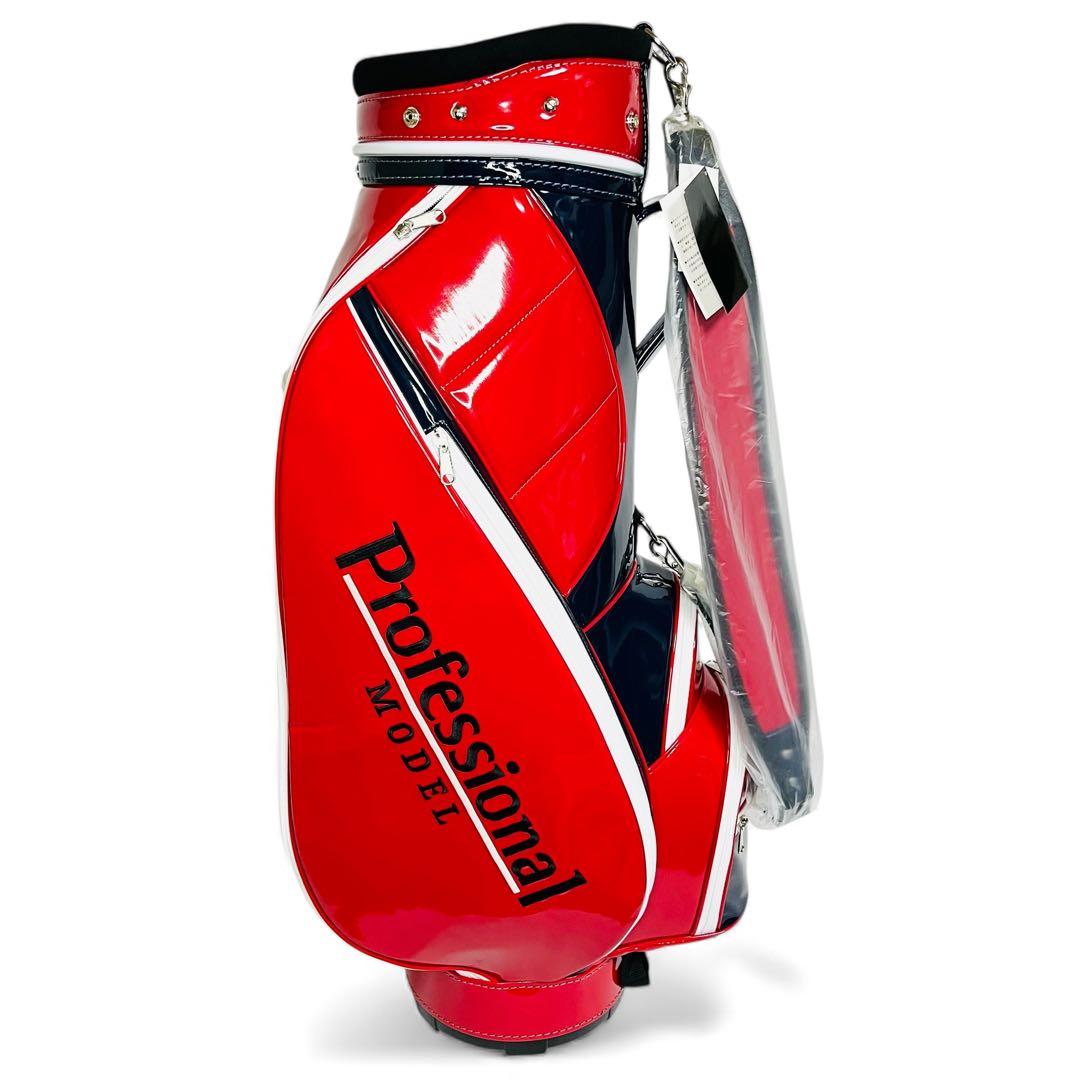 kasco キャディーバック　未使用　9型　キャスコ　フード付　エナメル　ゴルフ