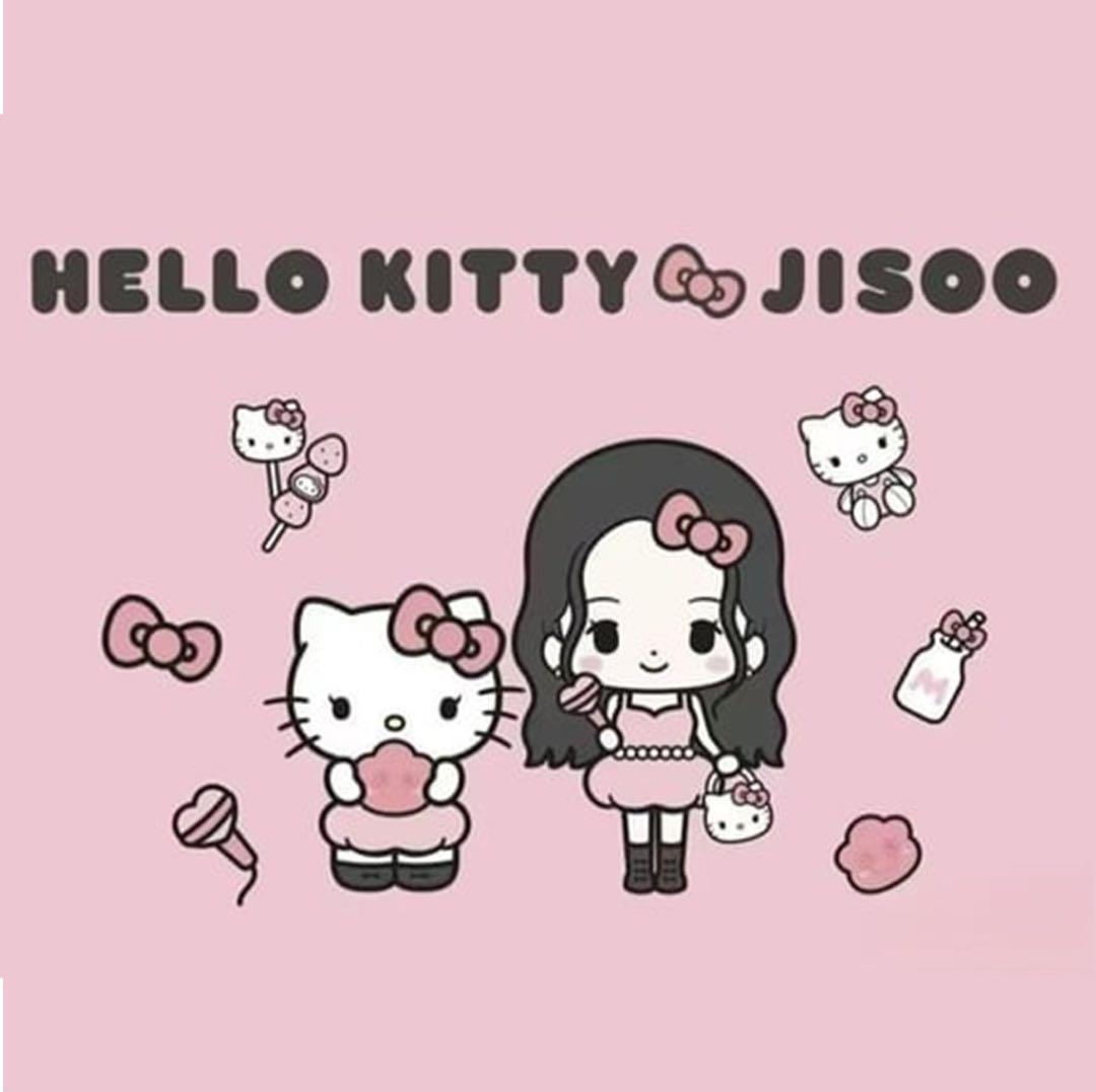 BLACKPINK ジス ハローキティ ぬいぐるみ 40cm 未開封 BLACK