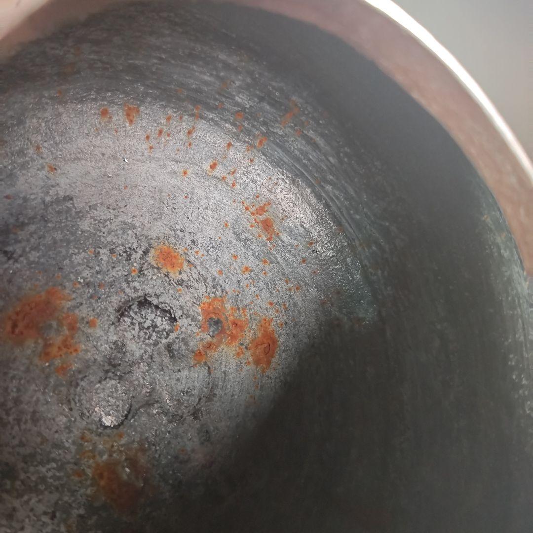 ウ237 茶釜『釜師　菊地政光』『筋入　平丸釜　共箱』鉄釜　茶道具