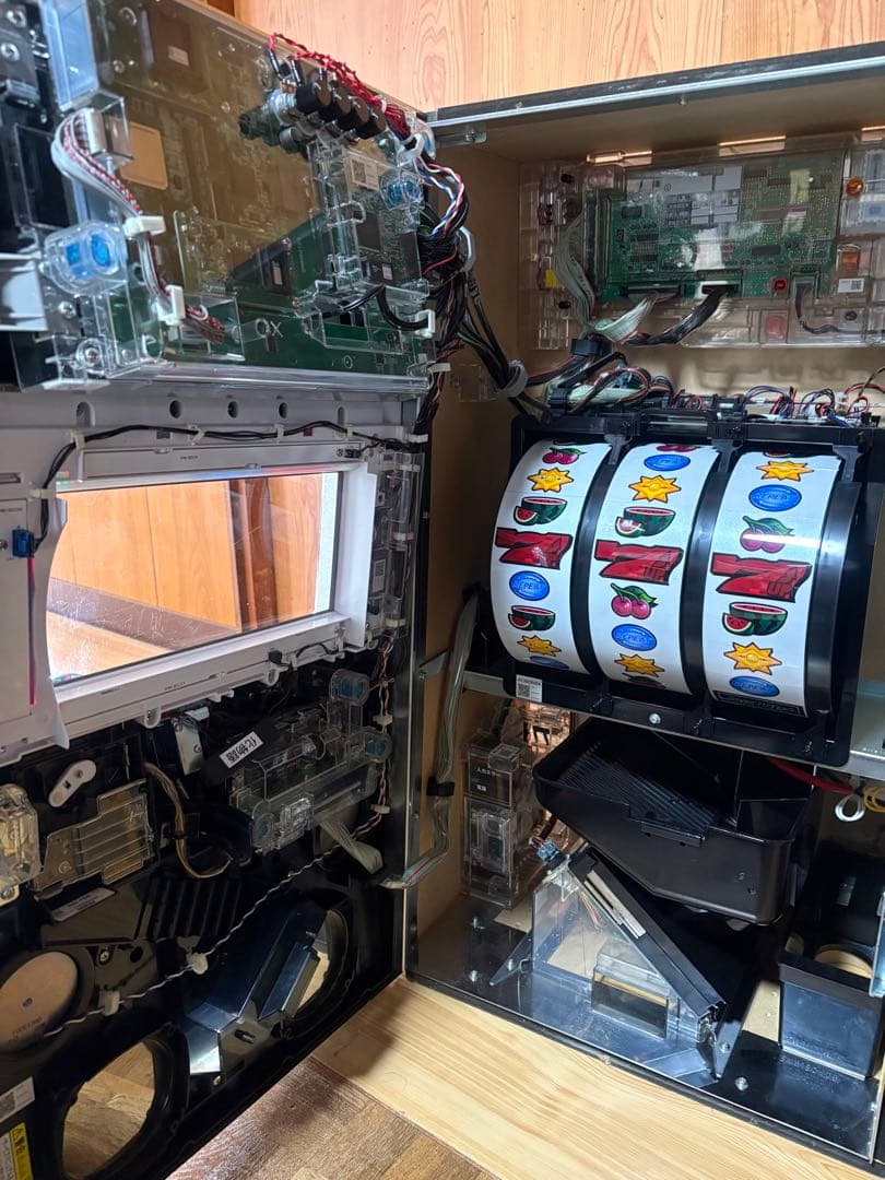 パチスロ実機　ディスクアップ 5.9号機　家庭用電源　不要機