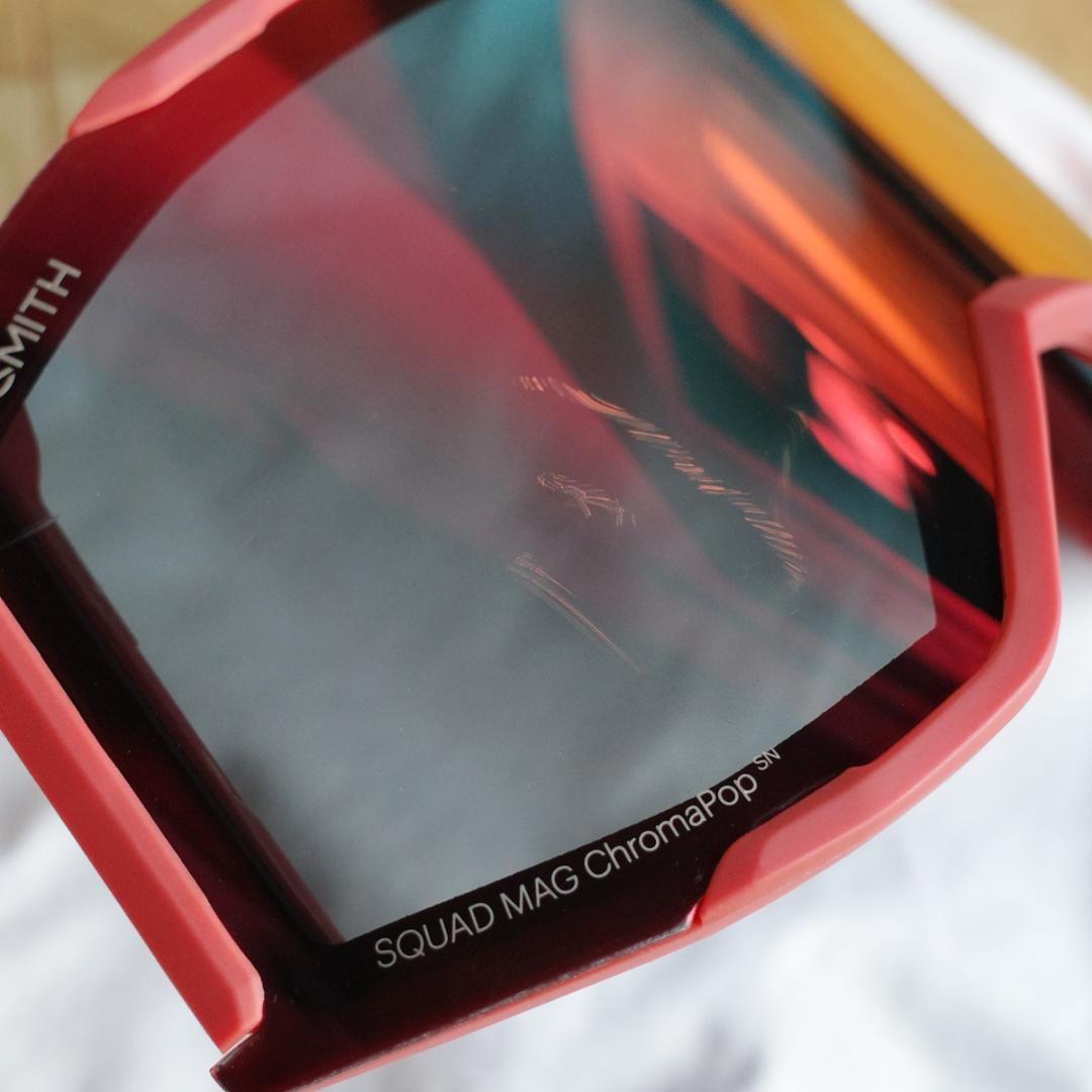 SMITH SQUAD MAG Asian Fit CLAY RED 曇天用