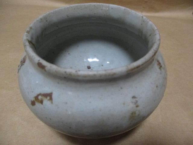 李朝　白磁の小壺　S12-1
