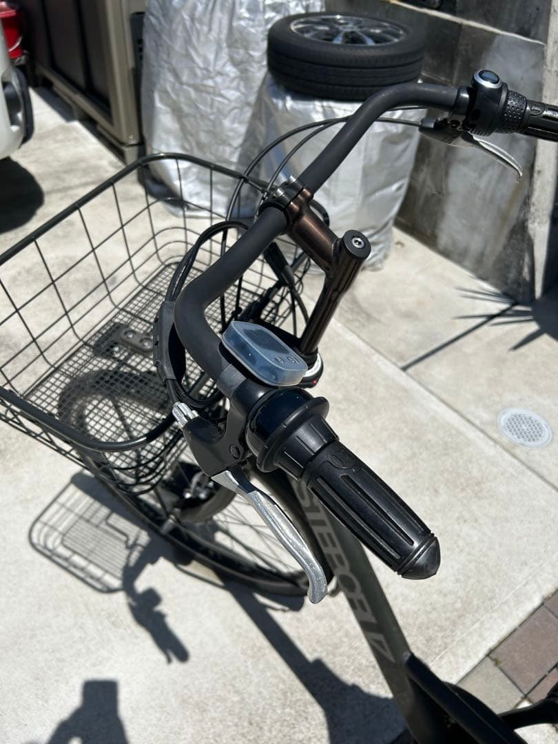 ブリジストン ステップクルーズ 電動アシスト自転車 前カゴ付き 広島