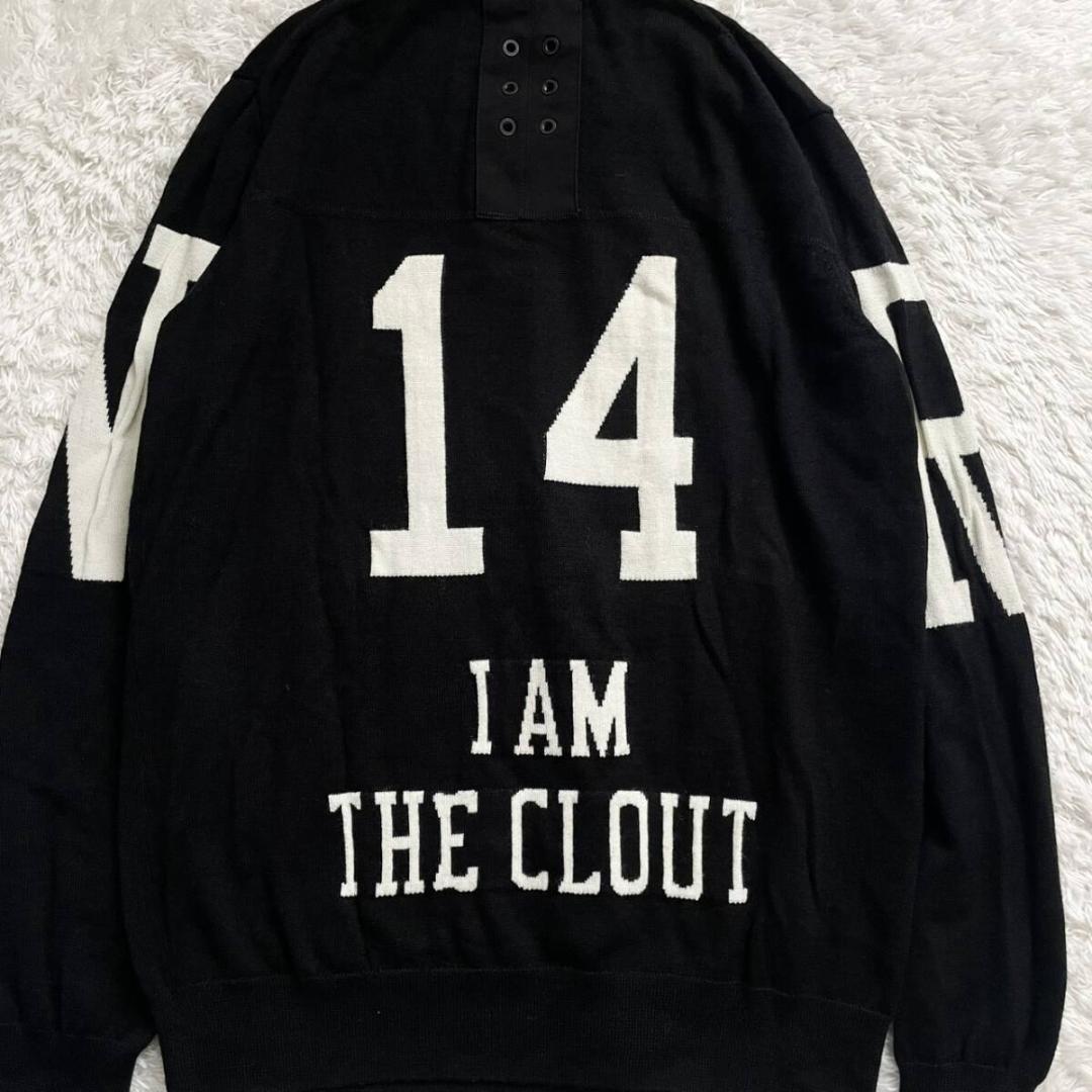 極美品/L✨RUSSELUNO ラッセルノ ニット ルチャワッペン デカロゴ 5