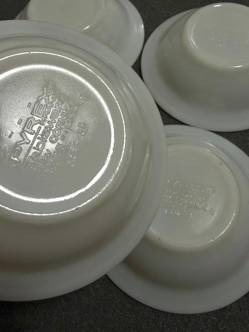 米軍 実物 PYREX ボウル 4枚 ①