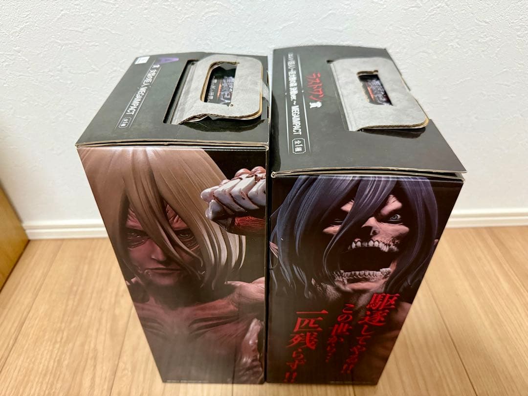 進撃の巨人 一番くじ 女型の巨人 エレン巨人 終尾の巨人 ラストワン 地鳴らし