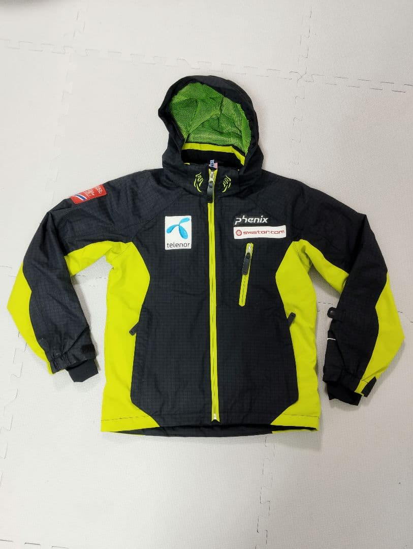 Phenix フェニックス 140 ジュニア スキーウェア 黒/黄 130