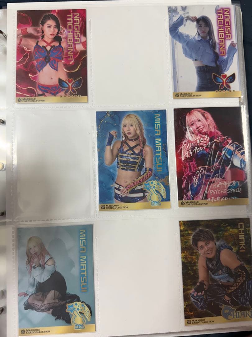 女子プロレス　マリーゴールド　プロレスカード　72種　トレカ