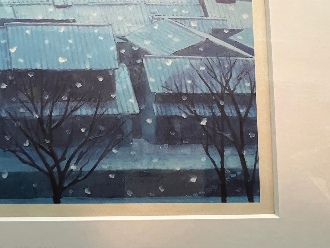 Kanrin2019＊東山魁夷 年暮る 額縁 インテリア アート