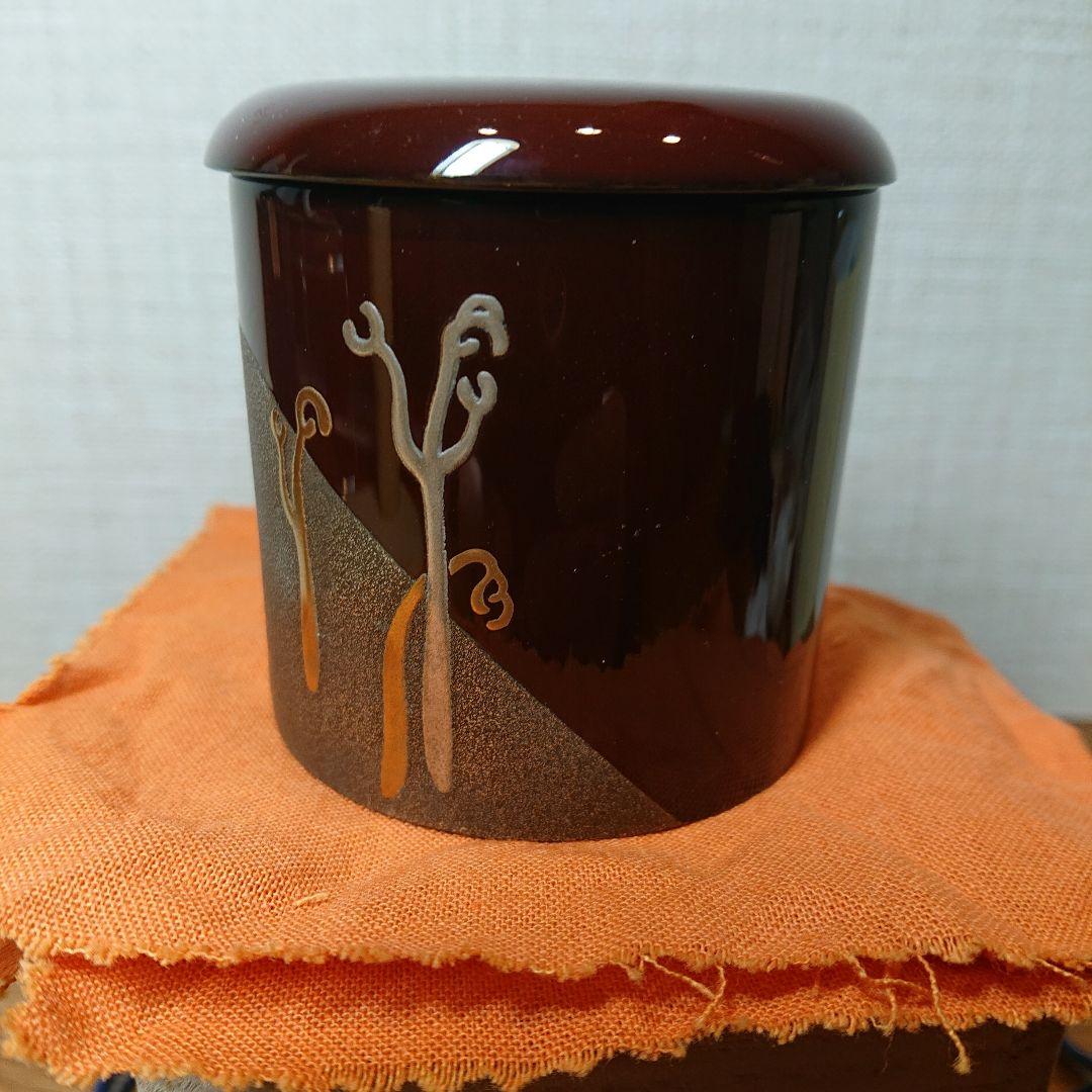 茶道具 棗 寸切 蕨山