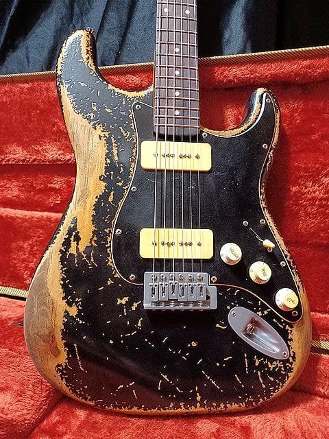 ★☆Custom Hard Relic P90 Stratocaster☆★