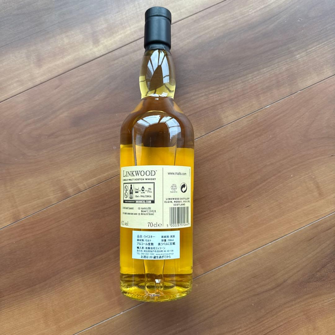 【新品未開封】LINKWOODリンクウッド12年 スコッチウイスキー 700ml