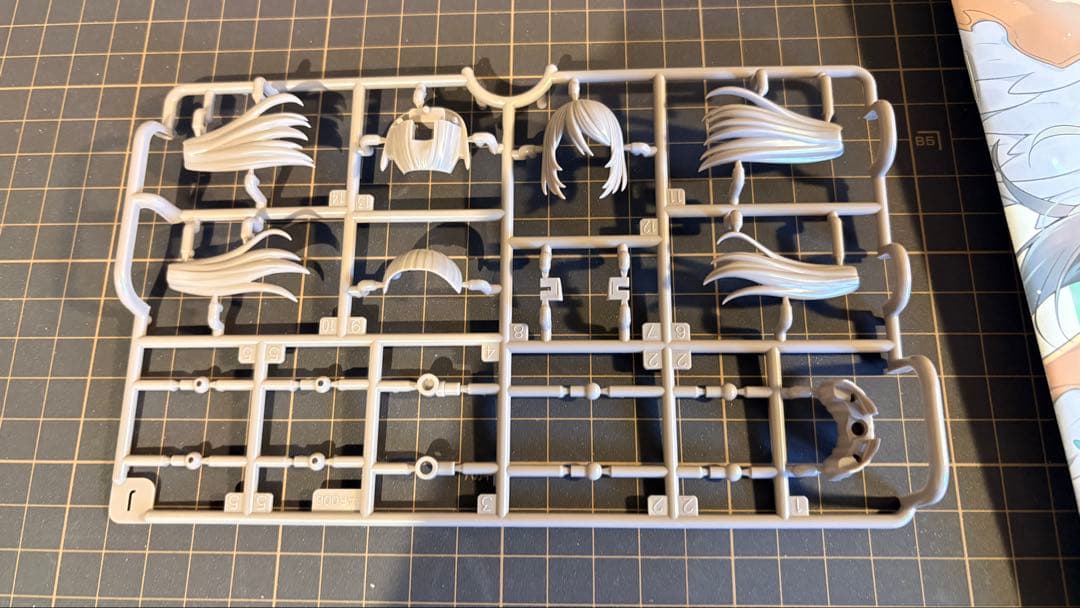 コトブキヤ　アルカナディア　エルメダ　完成品　特典パーツ　合わせ目処理　つや消し