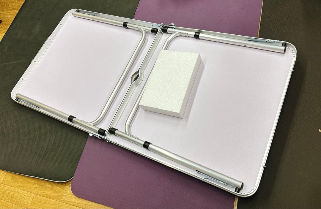 【2セット販売】アウトドア テーブル キャンプ テーブル 高さ3段階調整可能