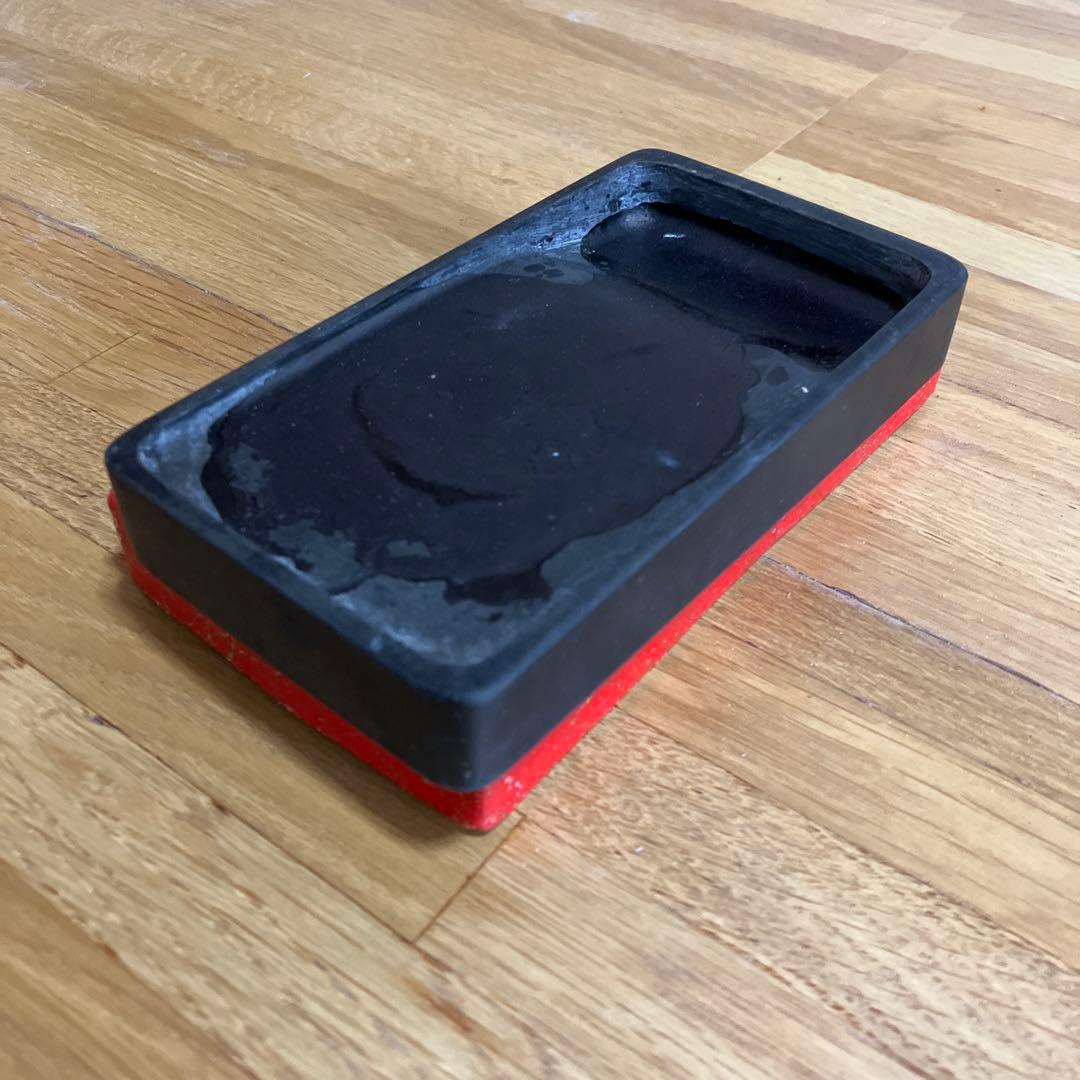 希少 高島虎斑石硯 中古品 滋賀県 堀野積善堂謹製