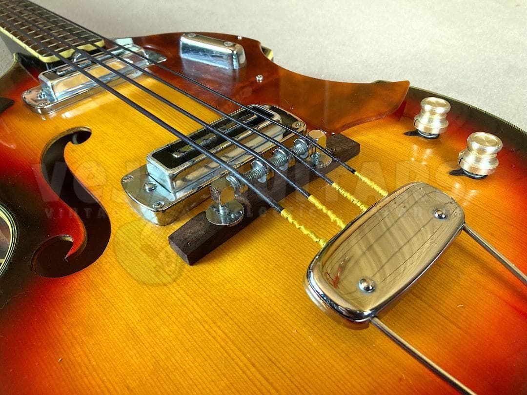 ベース TEISCO FB-2 MIJ Scroll Head Violin Bass