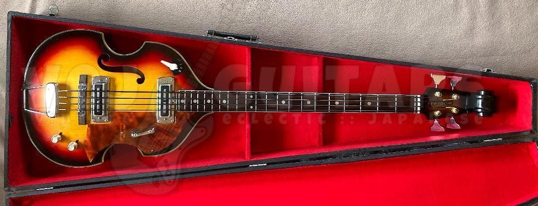 ベース TEISCO FB-2 MIJ Scroll Head Violin Bass