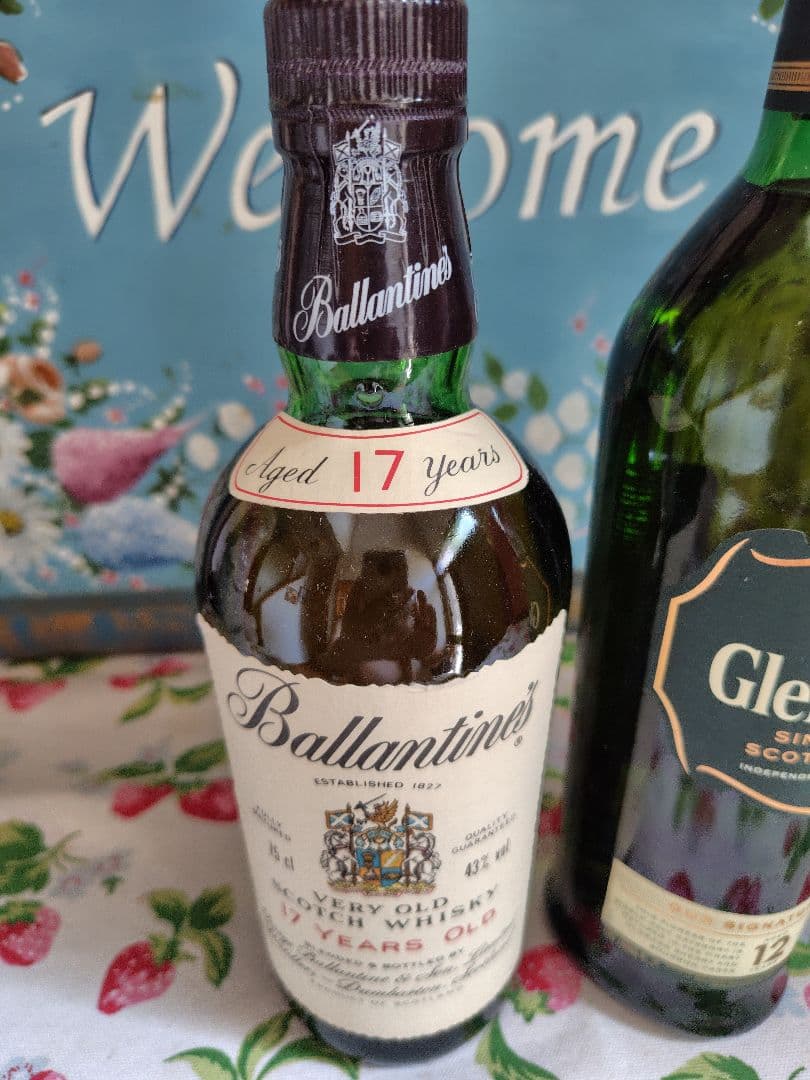 バランタイン　17年　青青紋章　グレンフィディック　12年　スコッチウイスキー