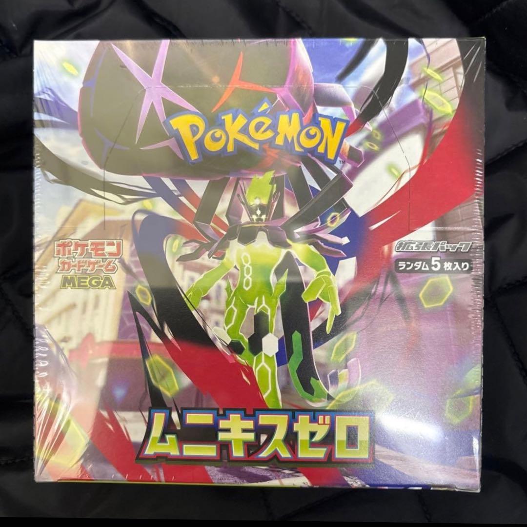 新品未開封 ポケモンカードゲーム MEGA ムニキスゼロ BOX シュリンク付き
