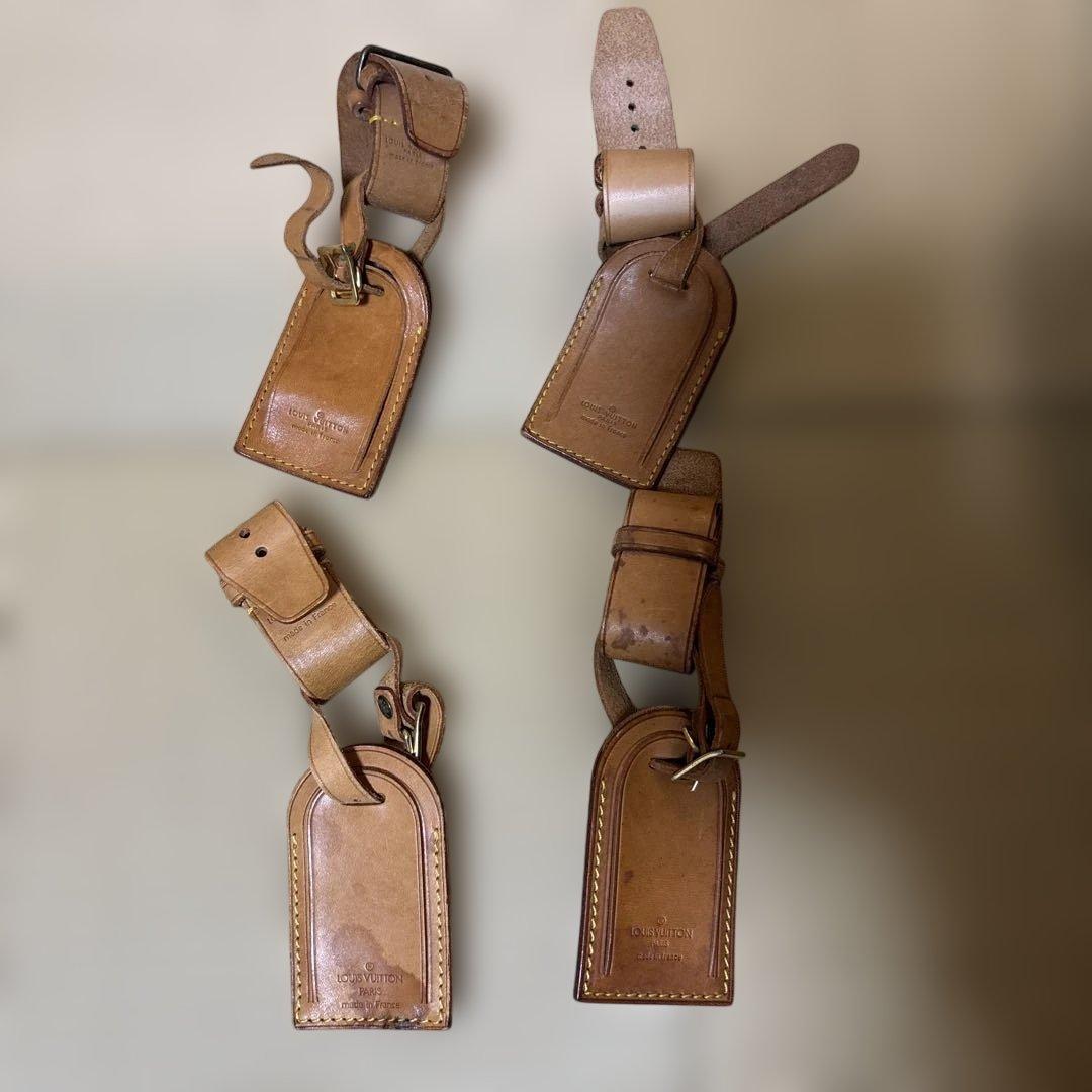正規品LOUIS VUITTON ルイヴィトンヌメ革ネームタグ14セット
