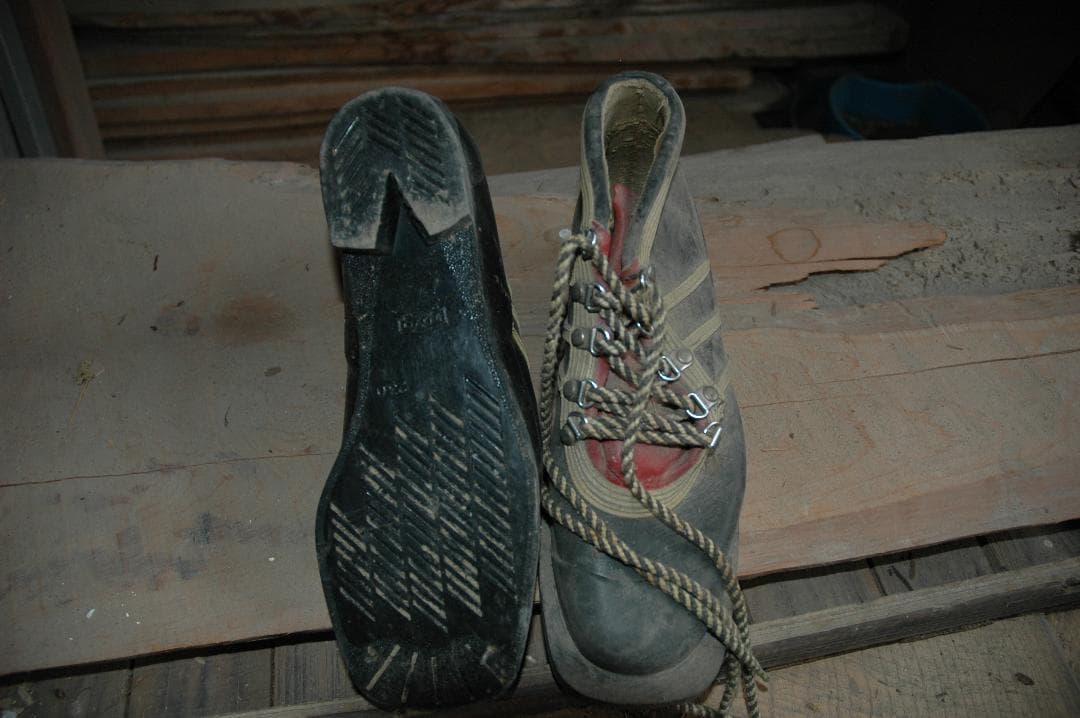 昭和のスキー靴