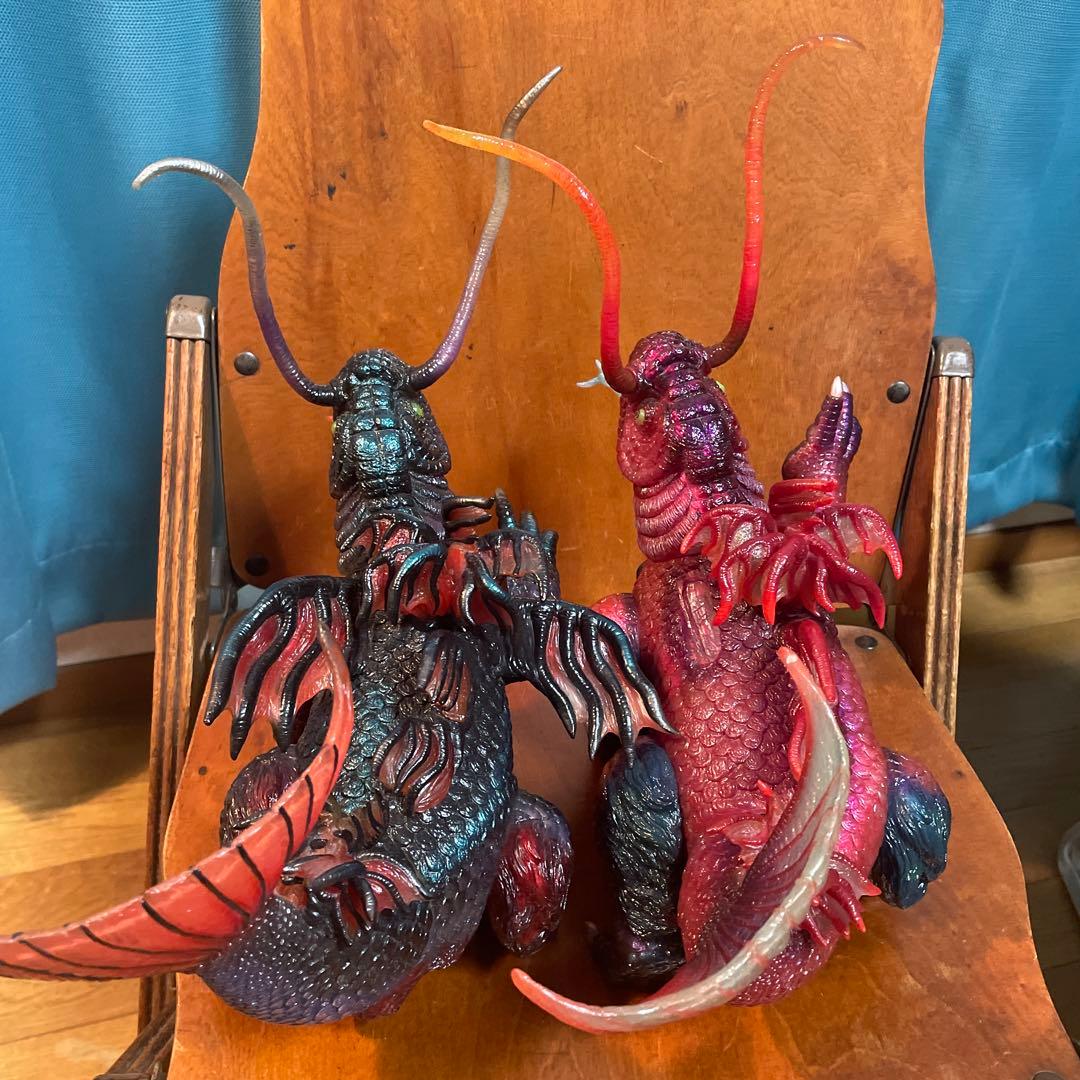 怪獣ギョー ソフビ フィギュア　2体セット　楳図かずお　アートストーム　訳あり