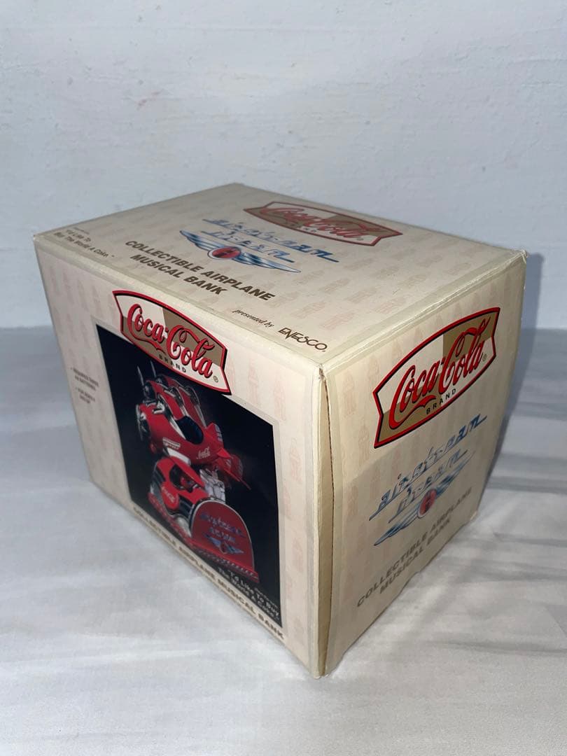 コカコーラ　貯金箱　飛行機