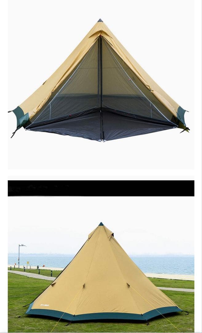 新品 3FUL gear ホットティピー4シーズンテント本体&別売インナーテント