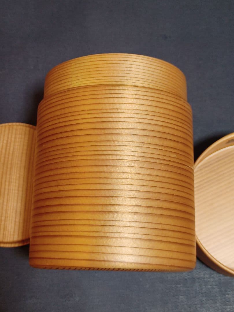 柴田慶信商店 お曲げわっぱ 茶筒